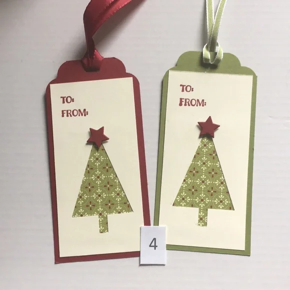 PICK 12 Fancy Christmas Tags FREE SHIPPING - Picture 5 of 15